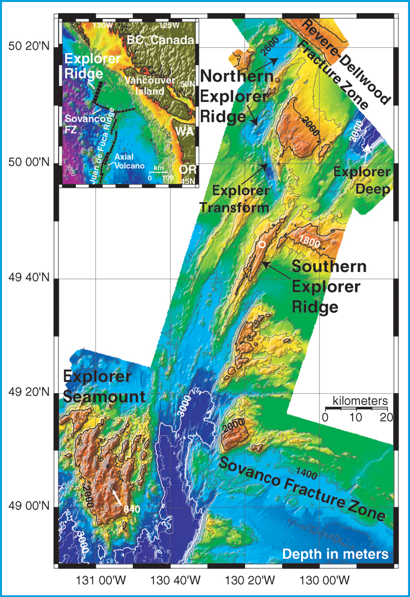 Interquest Ridge Map Interdisciplinary Colleagues Under the Sea – University of Toronto ...